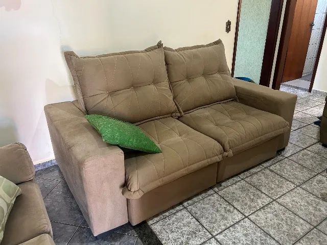 Sofá reclinável dois lugares
