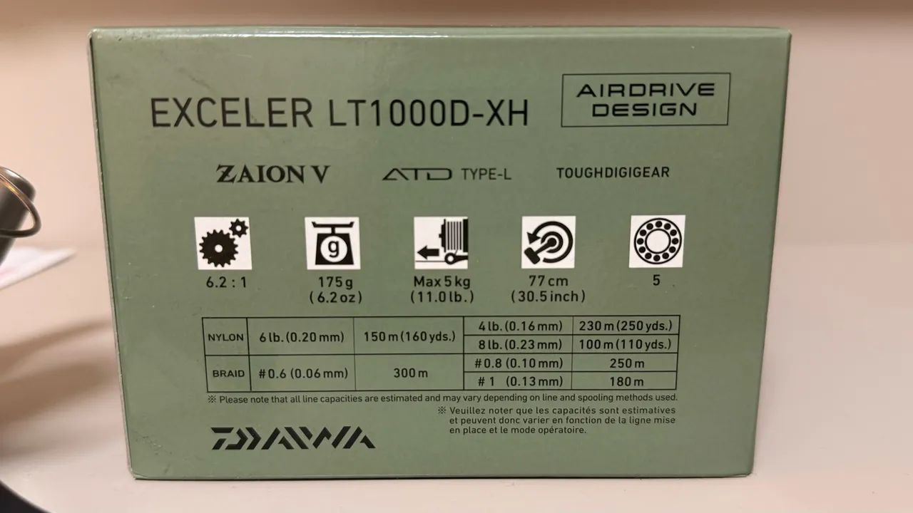 MOLINETE DAIWA EXCELER LT 1000D - Foto 3