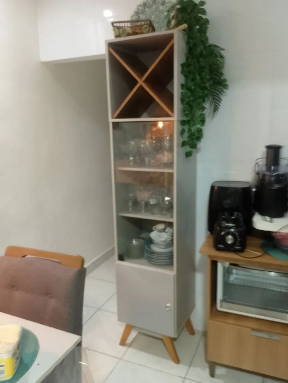 Cristaleira feita em marcenaria  - Foto 3