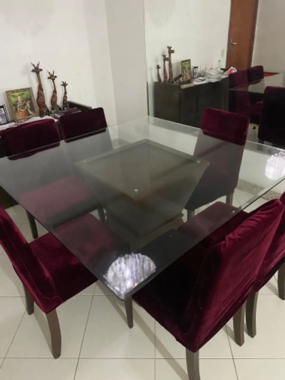 Mesa de jantar 8 lugares 