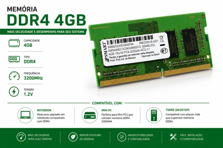 Memória Ram SK Hynix DDR4 16GB 3200Mhz (2x8GB) UR0262