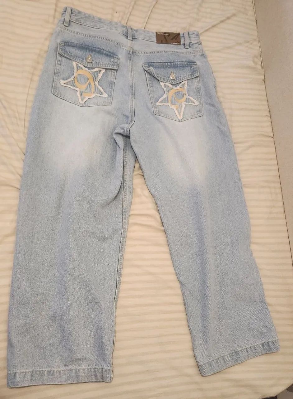Calça neo barrel bershka 38 - Foto 3