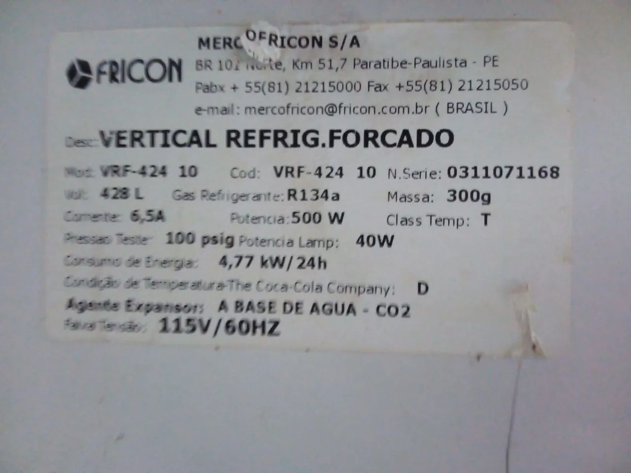 A TMページ FREEZER VERTICAL 428L - Geladeiras e Freezers - Gleba E, Camaçari
