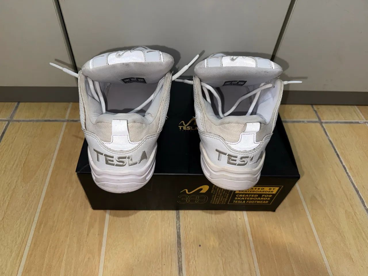 tênis tesla nine branco - Foto 3