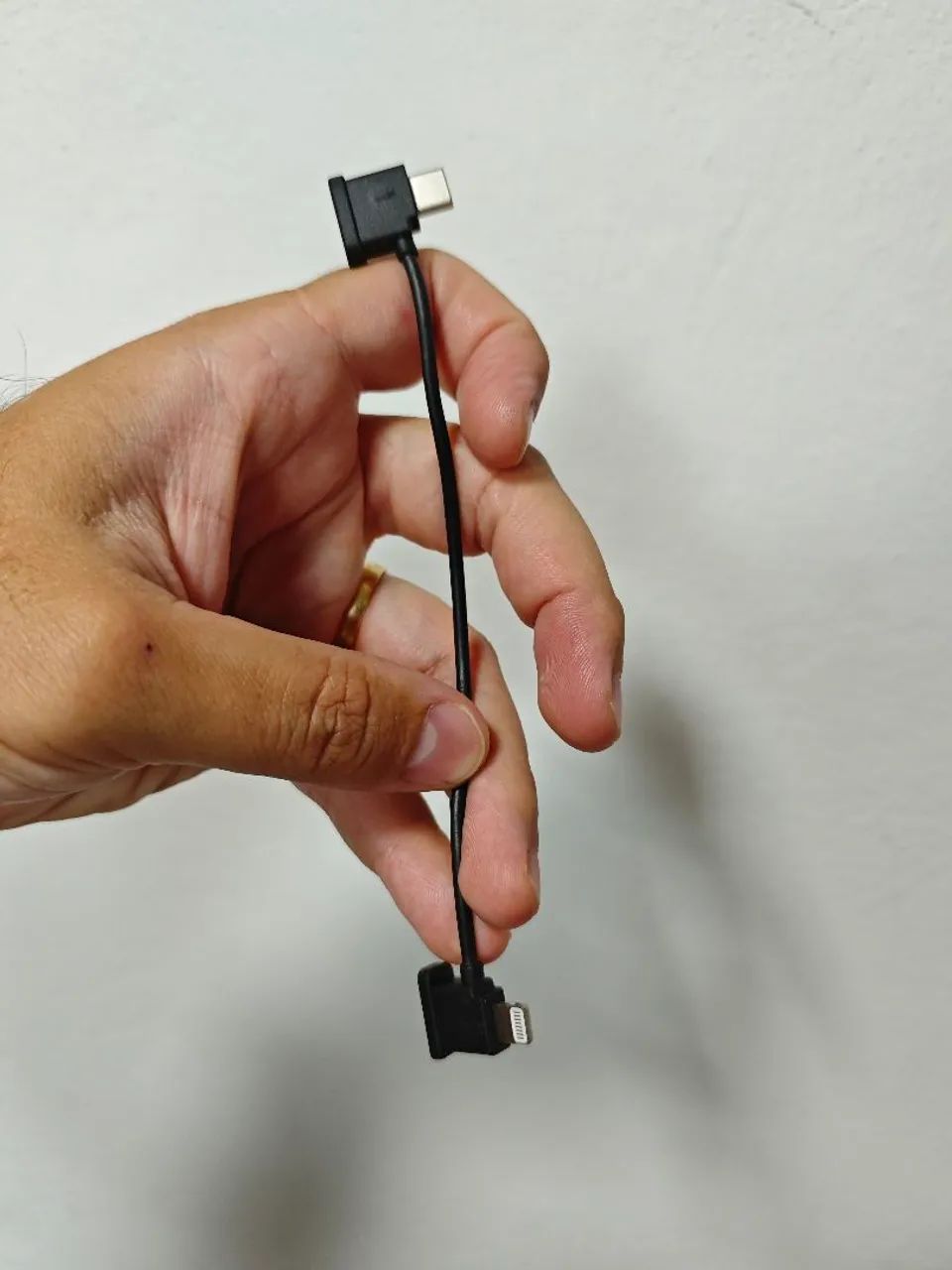 Cabo OTG para Controle Dji Tipo C para Lightiing  - Foto 3