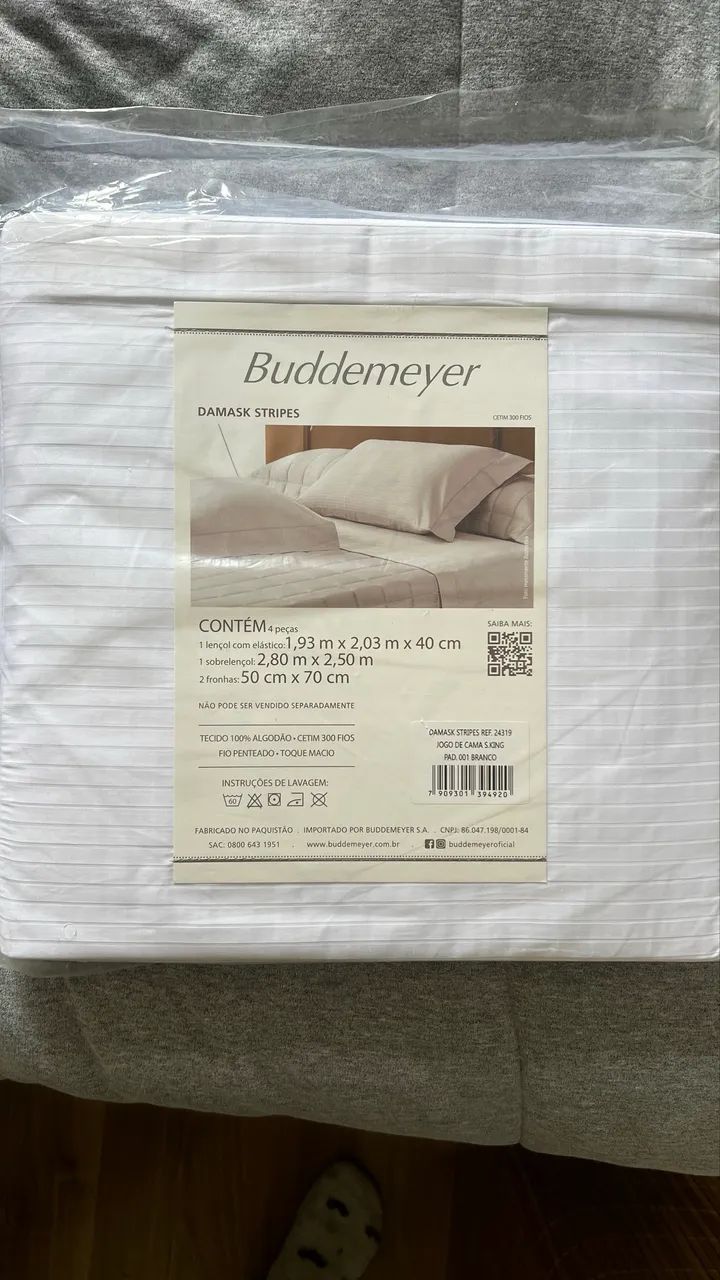 Jogo de cama Buddemeyer Super King - Foto 2