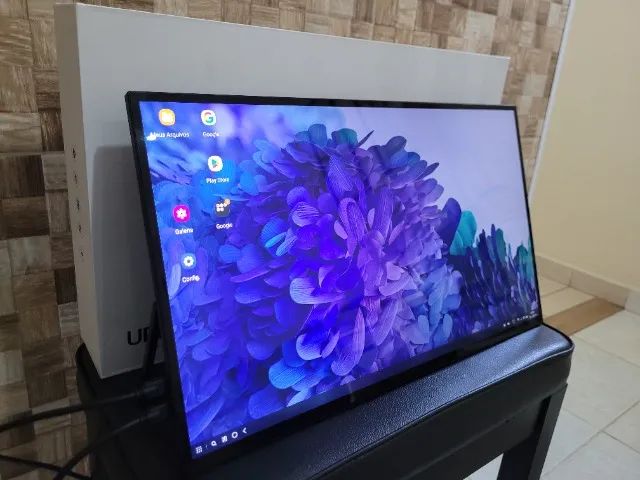 Monitor Portátil Uperfect 22" Touch 2K QHD IPS - Com Caixa e Cabos