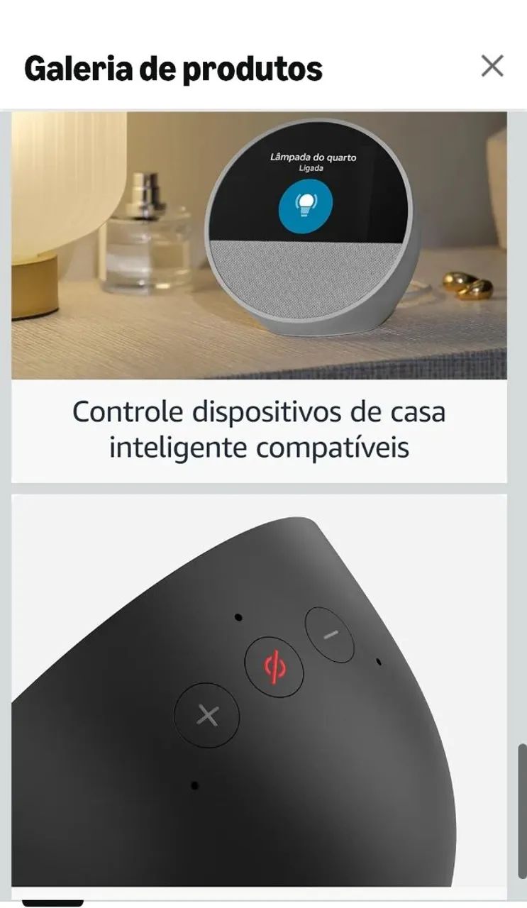 Echo Dot Spot Amazon Com Relógio Caixa<br>De Som Inteligente - Foto 3