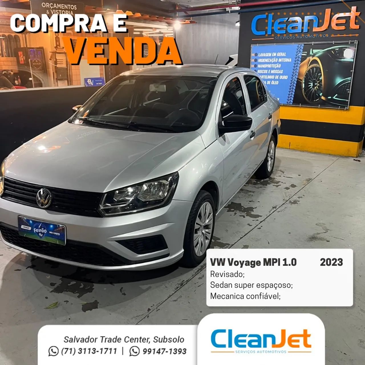 Volkswagen Voyage 1.0 FLEX 12V 4P 2023