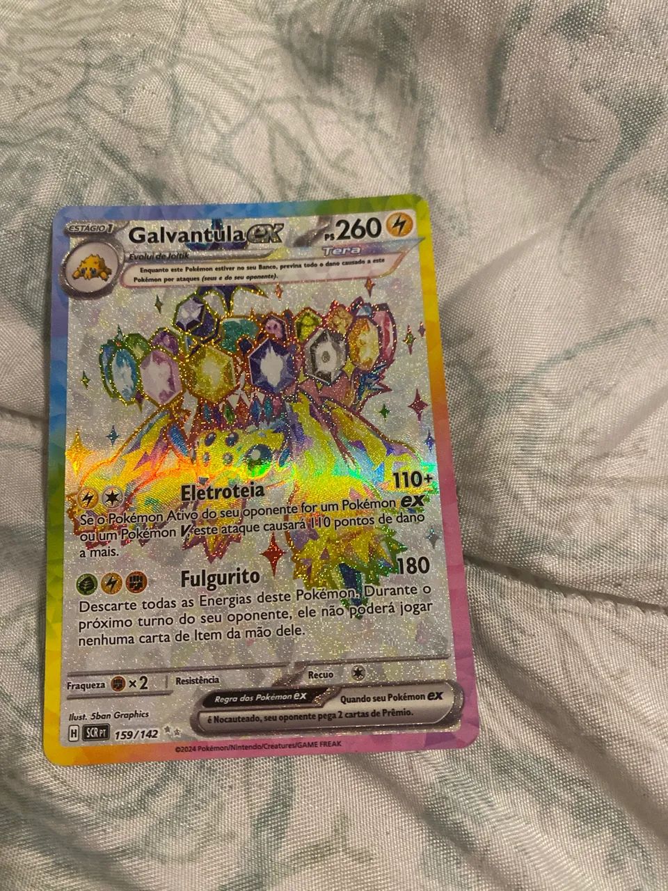 Carta Pokémon galvantula - Foto 2