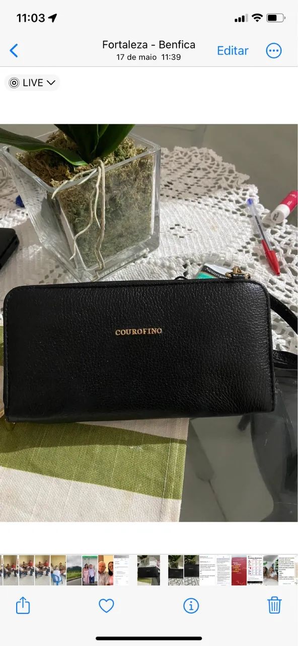 Vendo bolsa da Couro fino 50,00 - Foto 3