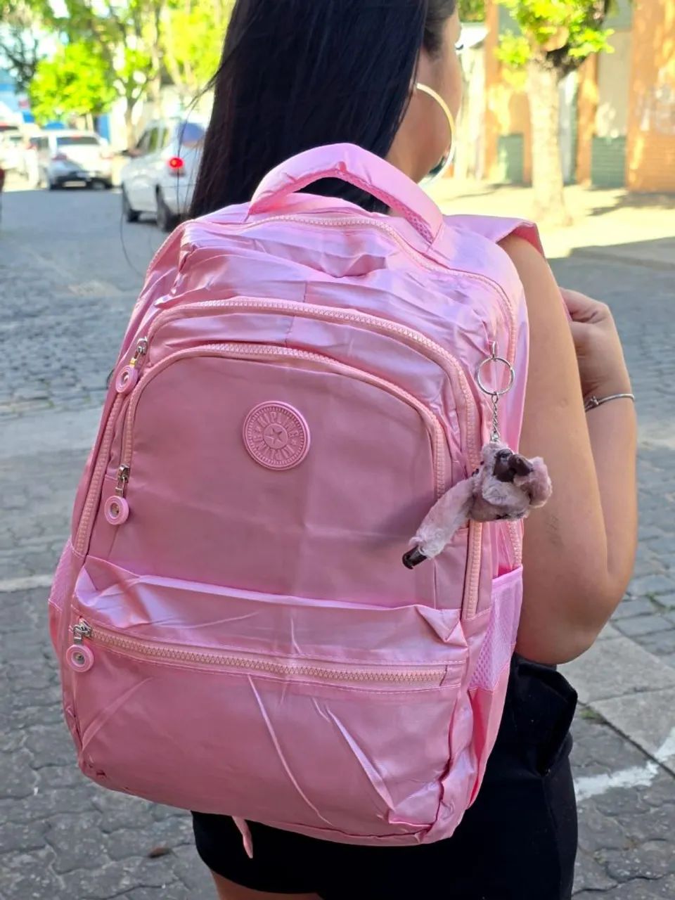 Mochila KIPLING + chaveiro - Foto 3