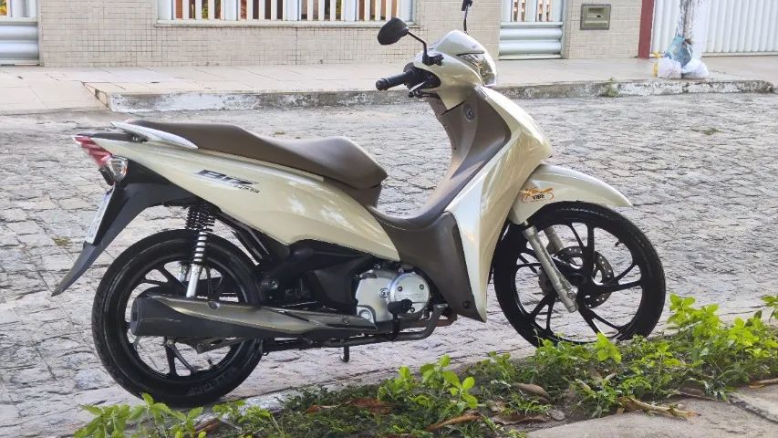 Biz 125 Branca Perolizada 