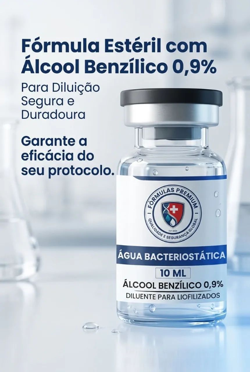 Água Bacteriostática 10ml - Foto 3
