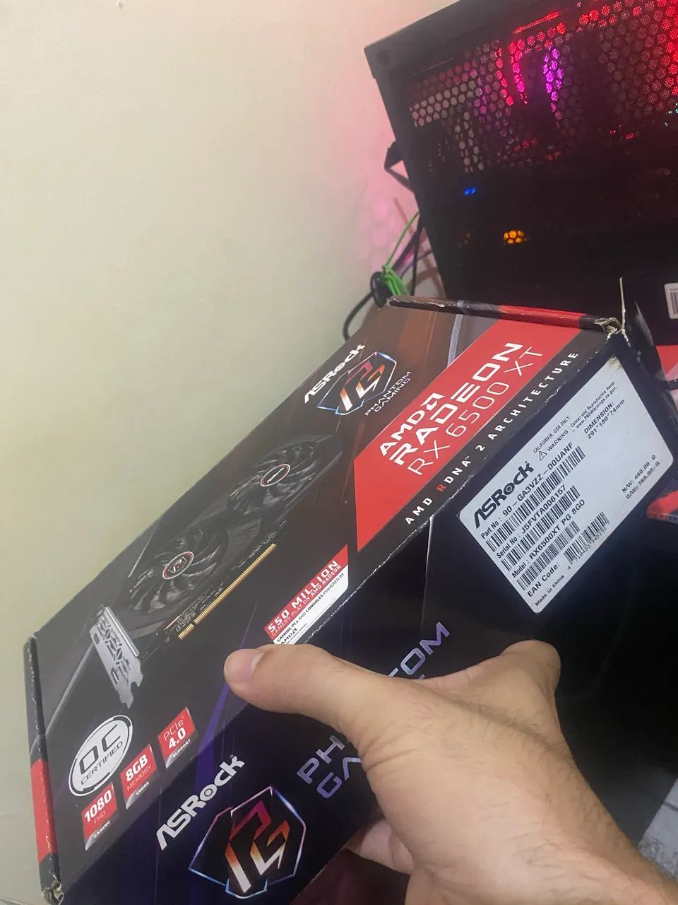 Placa de vídeo AMD RX 6500xt 8gb - Foto 5