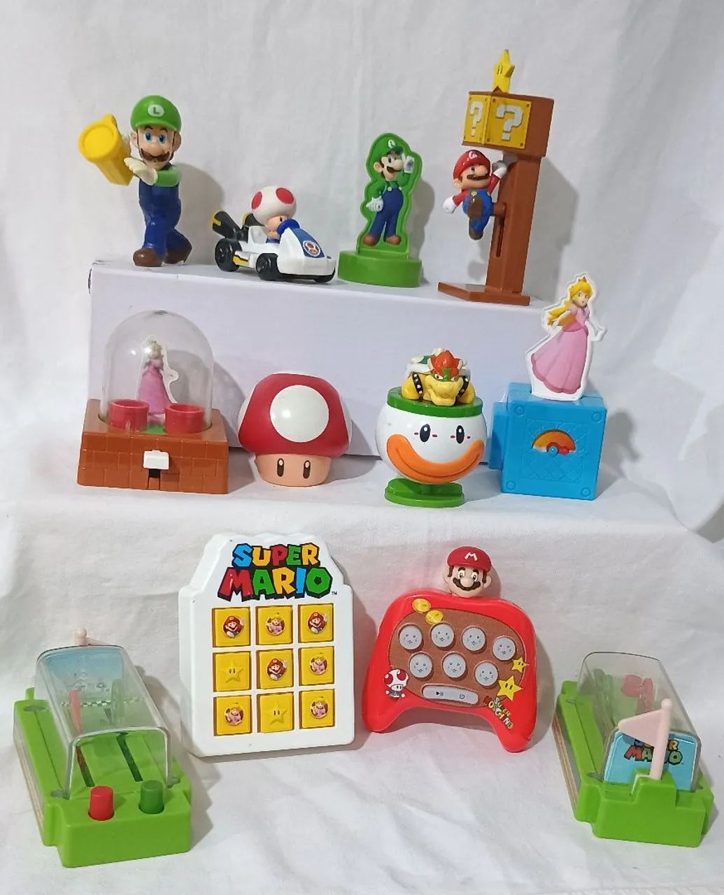 Lote com 12 miniaturas dos personagens do Super Mário  - Foto 5