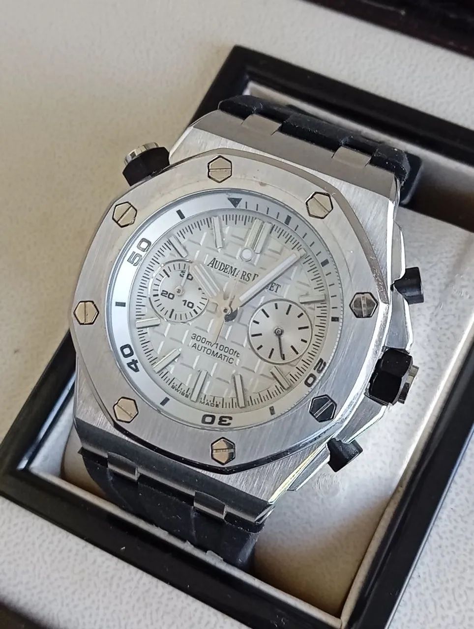 Relógio Audemars Piguet Royal branco - Foto 2