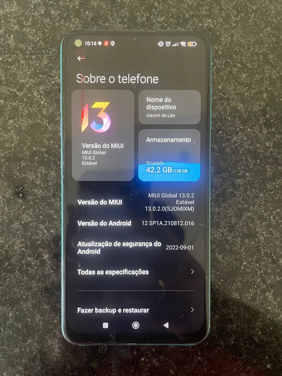 Celular Xiaomi redmi note 9 128G  - Foto 5