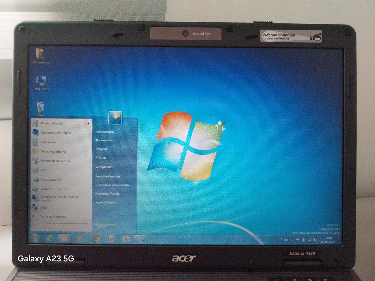 Notebook Acer Extensa 4420 - Funcionando 100% - Foto 3