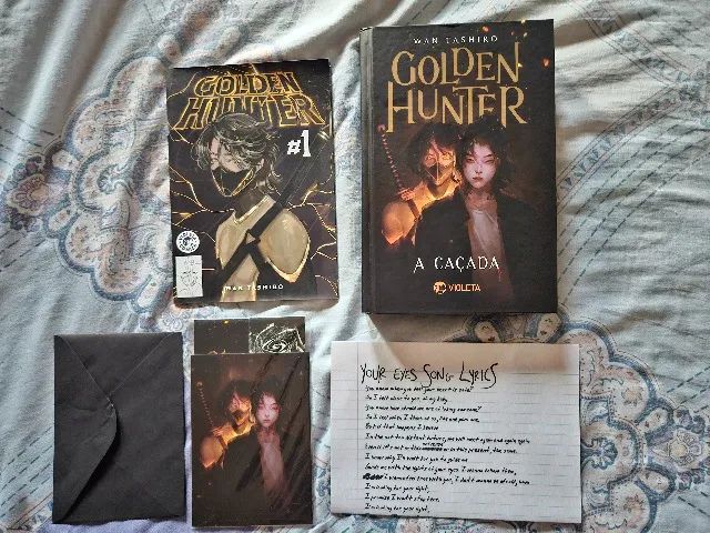 R$ 45 - Livro Golden Hunter (com os brindes / em bom estado) / mais infos na descrição - Foto 4