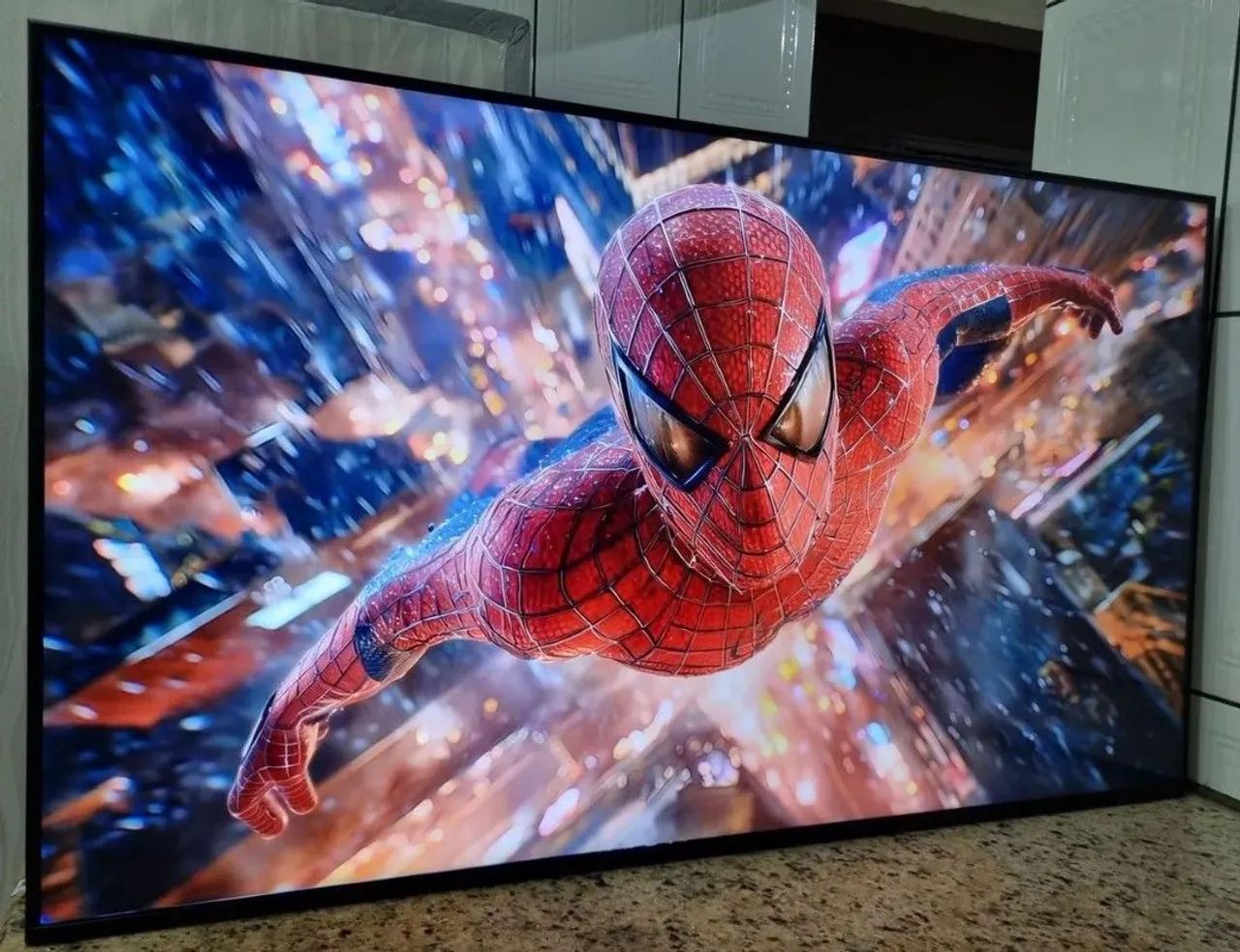 TV Samsung smart 55 polegadas 4k bluetooth borda infinita Qled muito nova imagem perfeita  - Foto 5