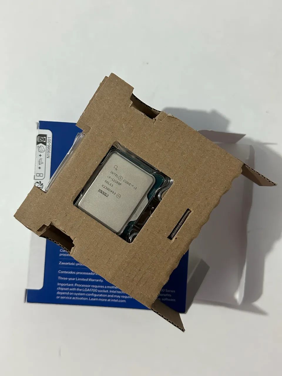 PROCESSADOR INTEL CORE I3-12100F