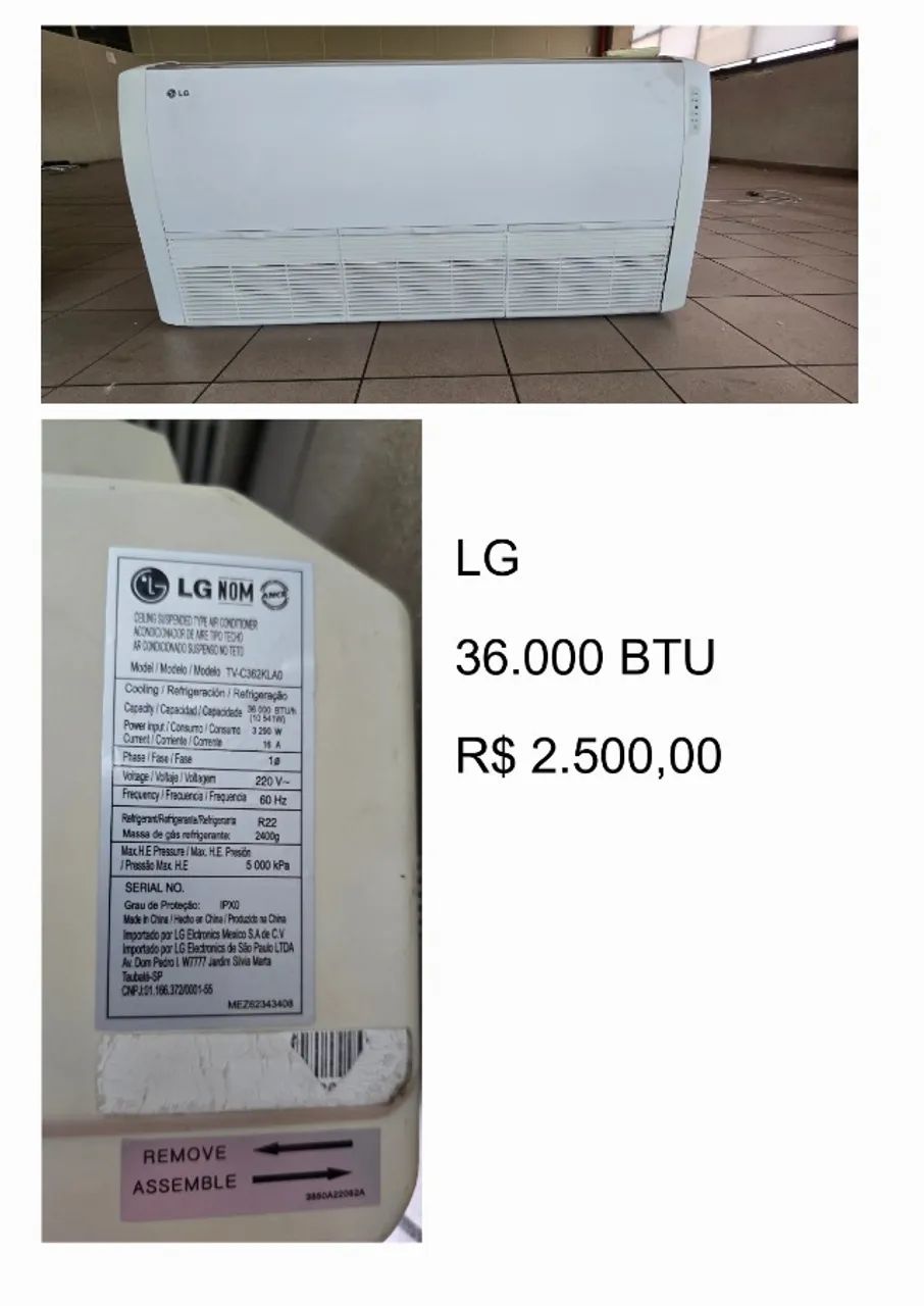 AR CONDICIONADO LG 