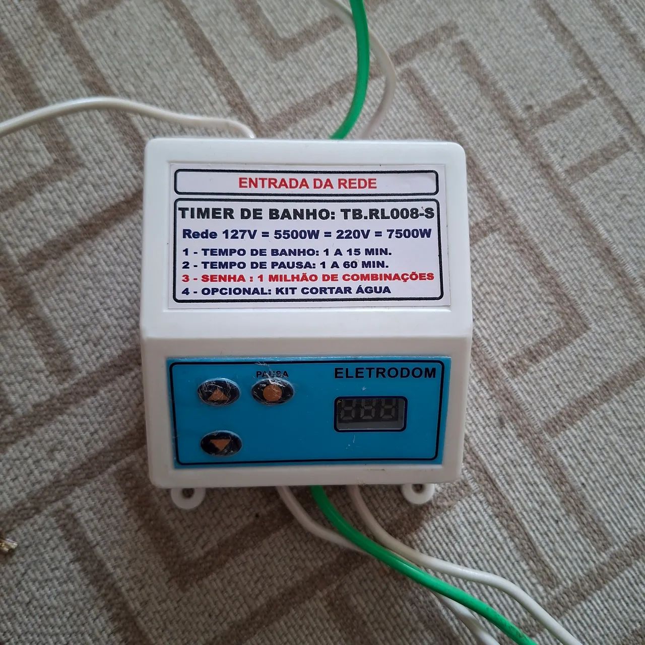 Timer de banho 