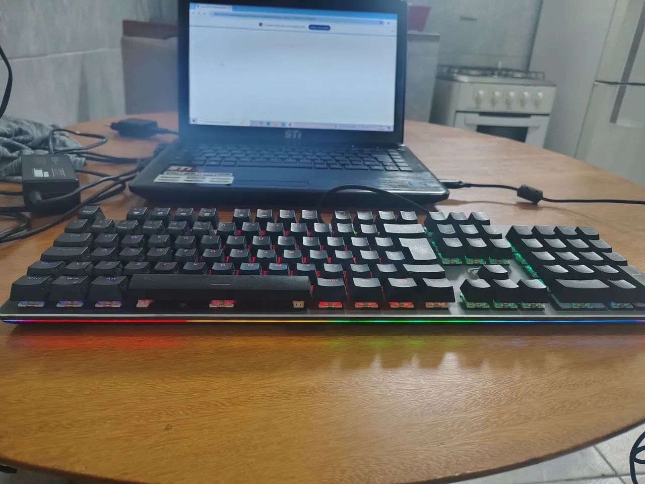 Teclado mecânico gamer funcionando perfeitamente  - Foto 2