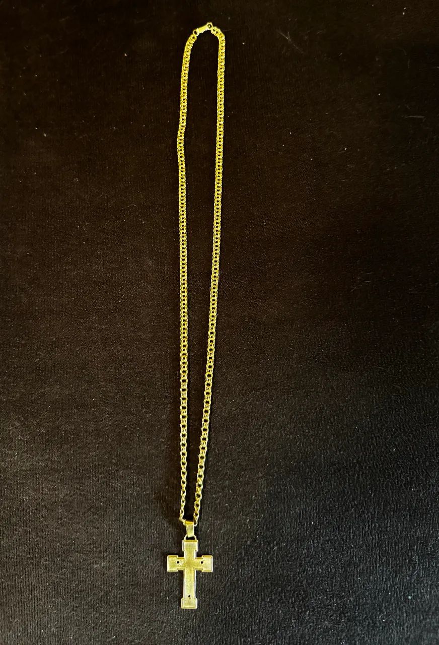 Cordão de ouro 18K - 21,42 gramas - maciço 