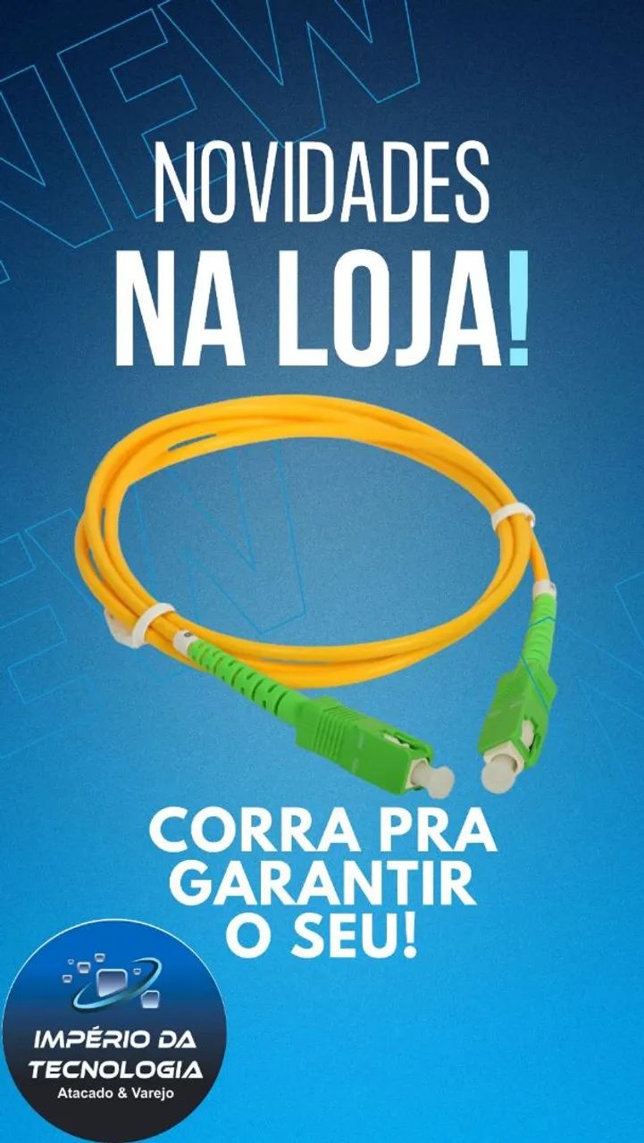Cordão óptico Patch Cord APC SC LC Conectorizado 