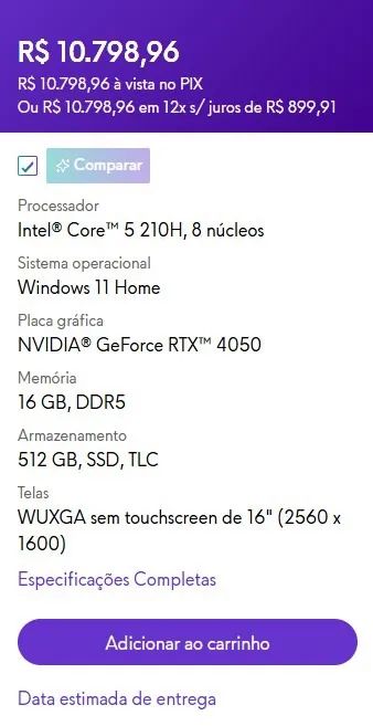 Notebook Alienware 16 Aurora (Na garantia) - Foto 5