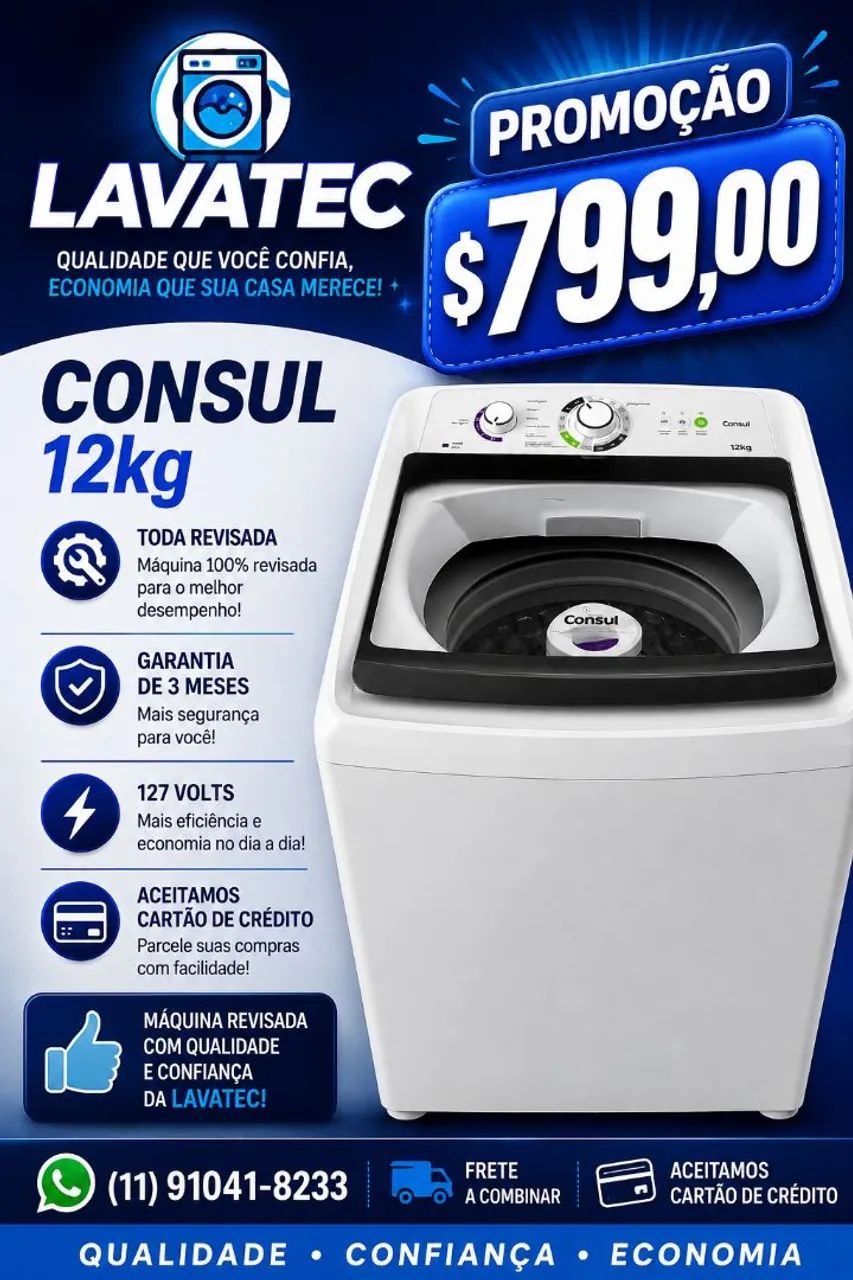 Máquina de lavar roupa 