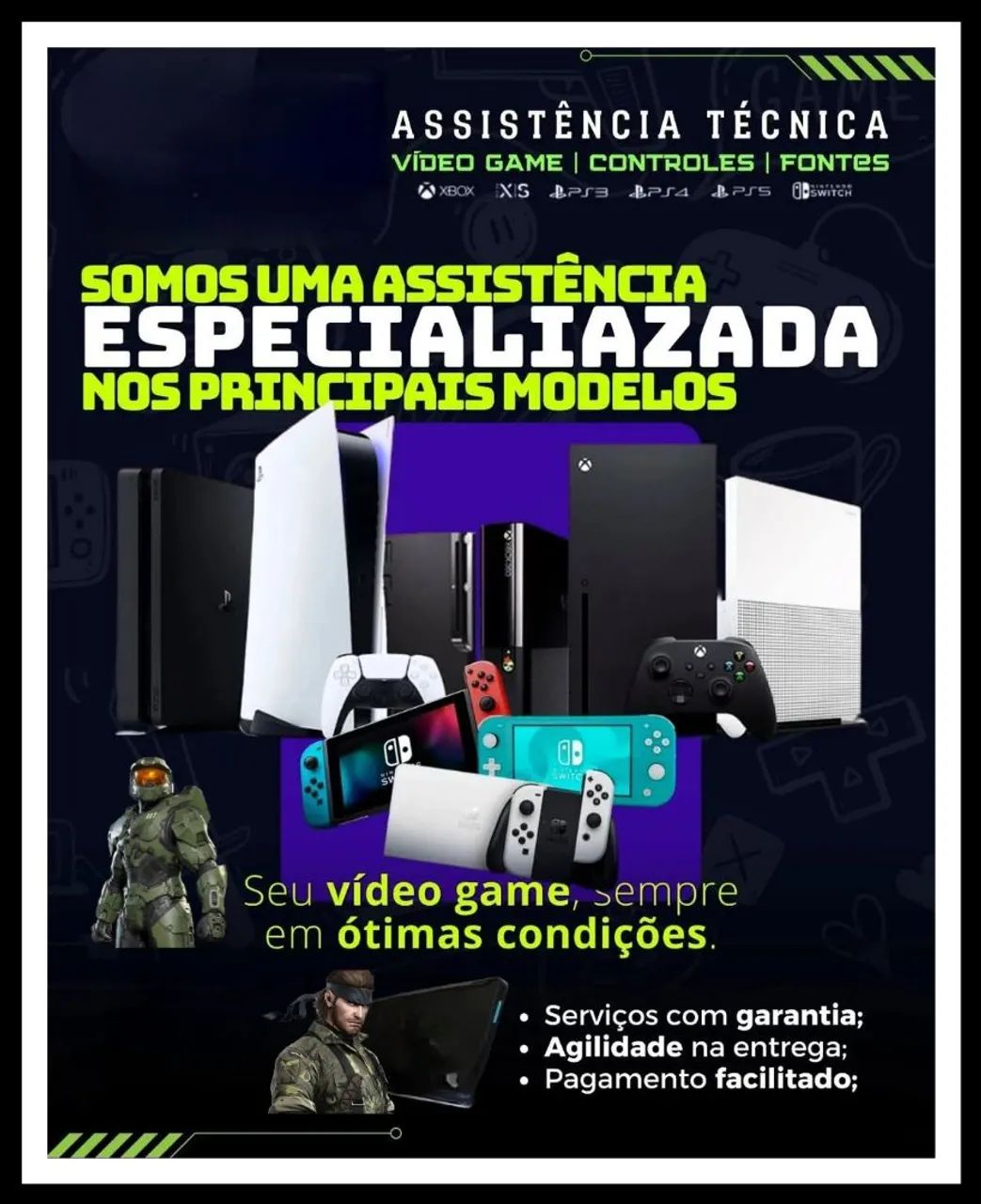 Ps4 consertos fat e slim