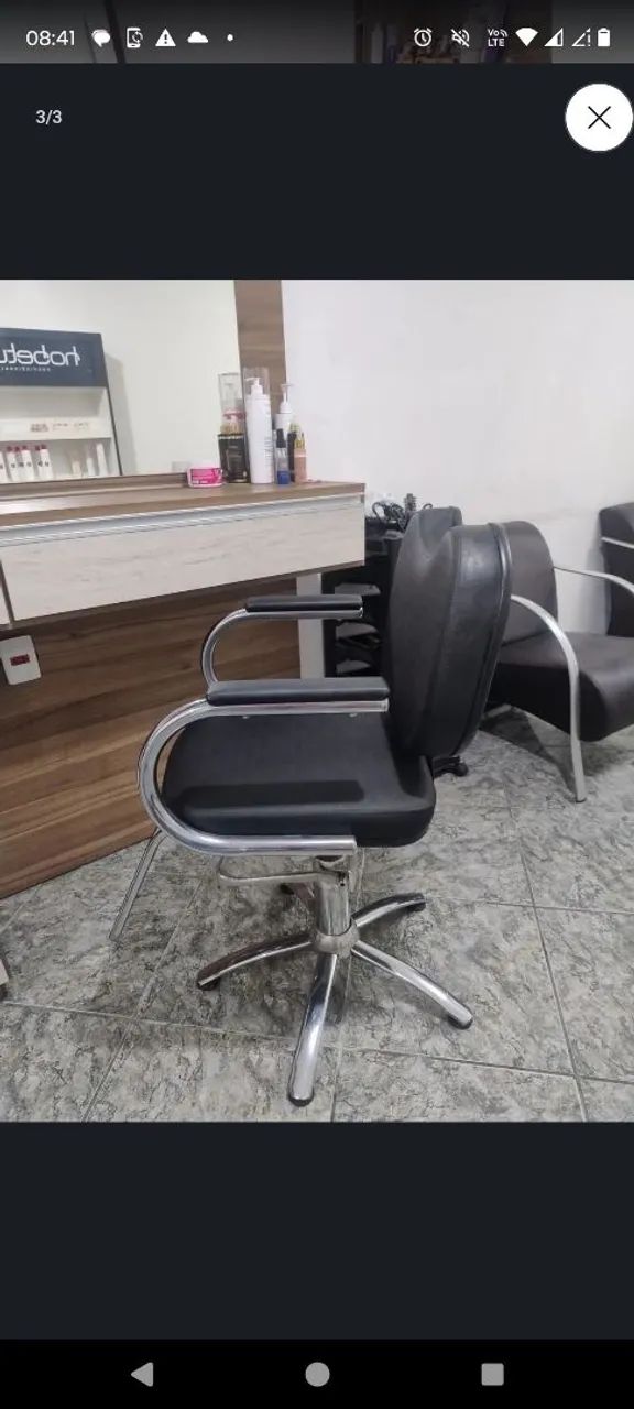 Cadeira para salão 