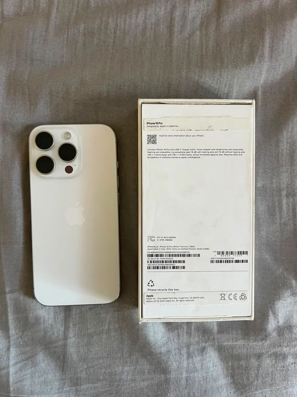 iPhone 16 pro 128gb bateria 99% impecável  - Foto 4