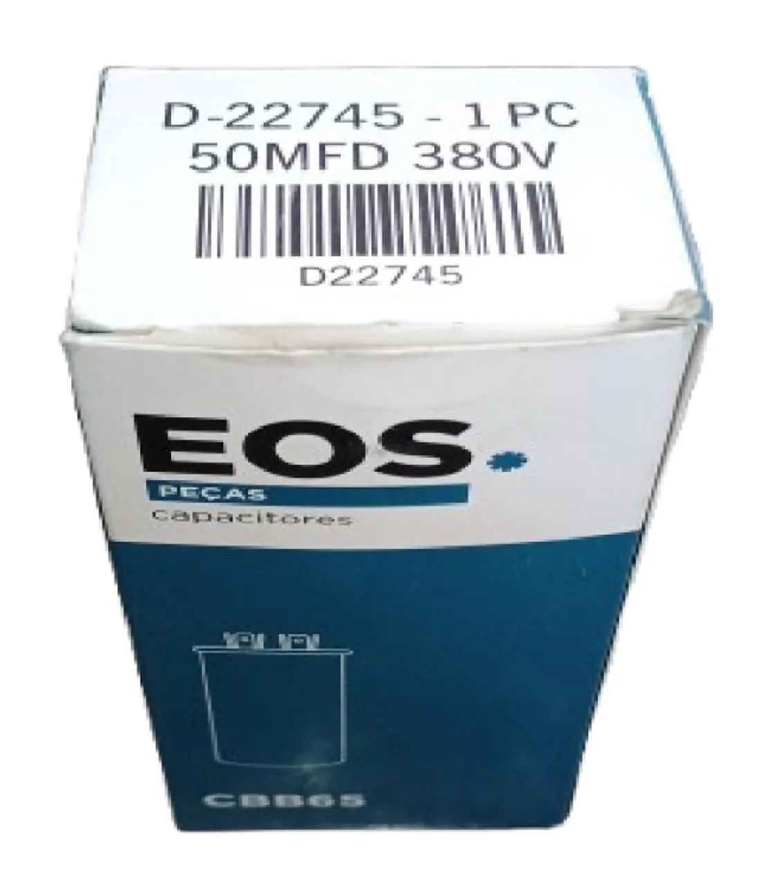 CAPACITOR EOS DE 50 MFD POR 380 VAC MODELO D-22745 - Foto 2
