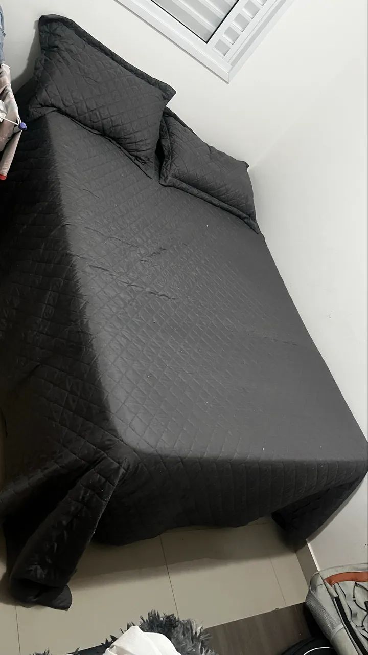 Cama de casal com box