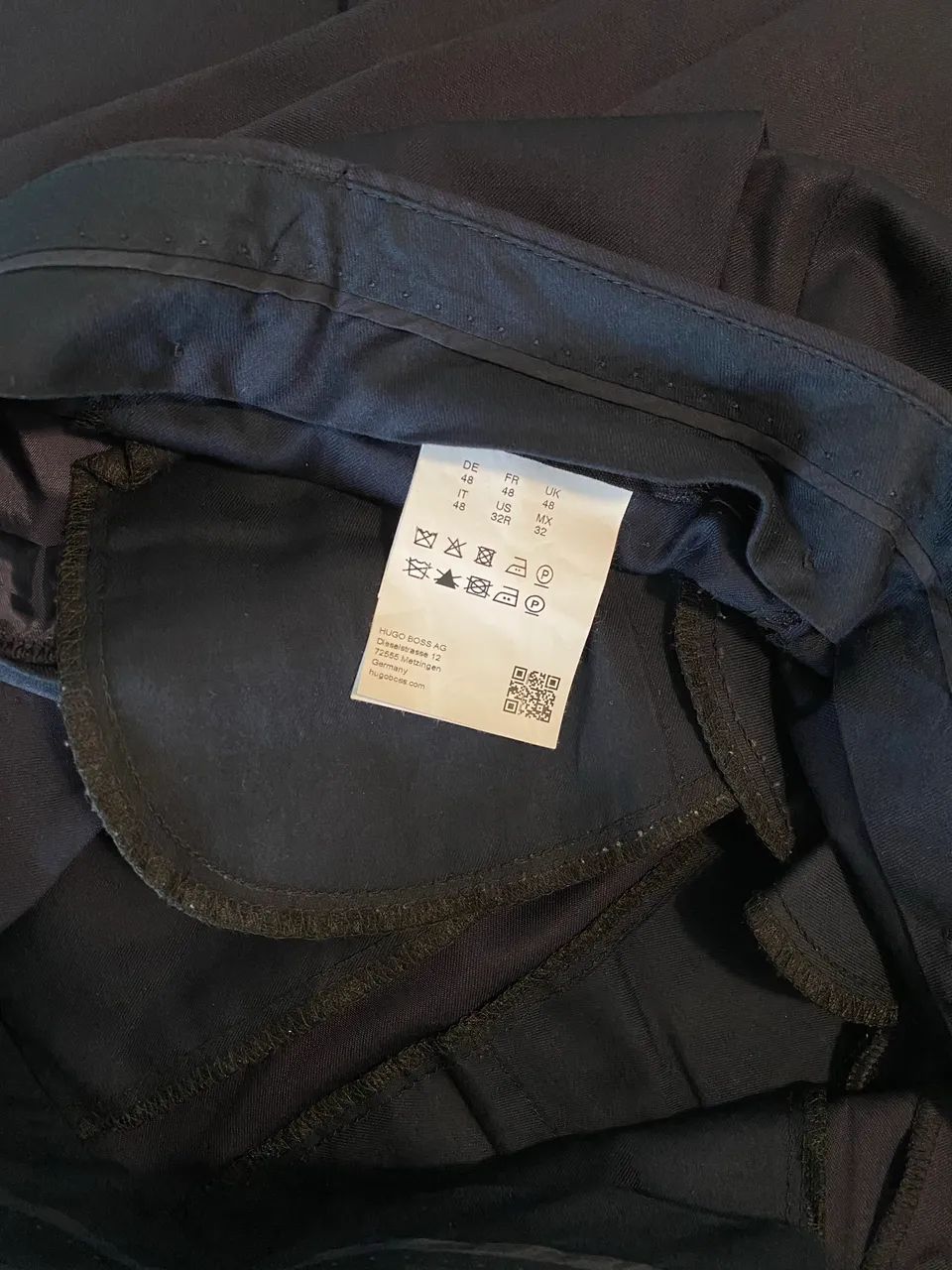 Terno Hugo Boss marinho lã super 120 - Foto 3