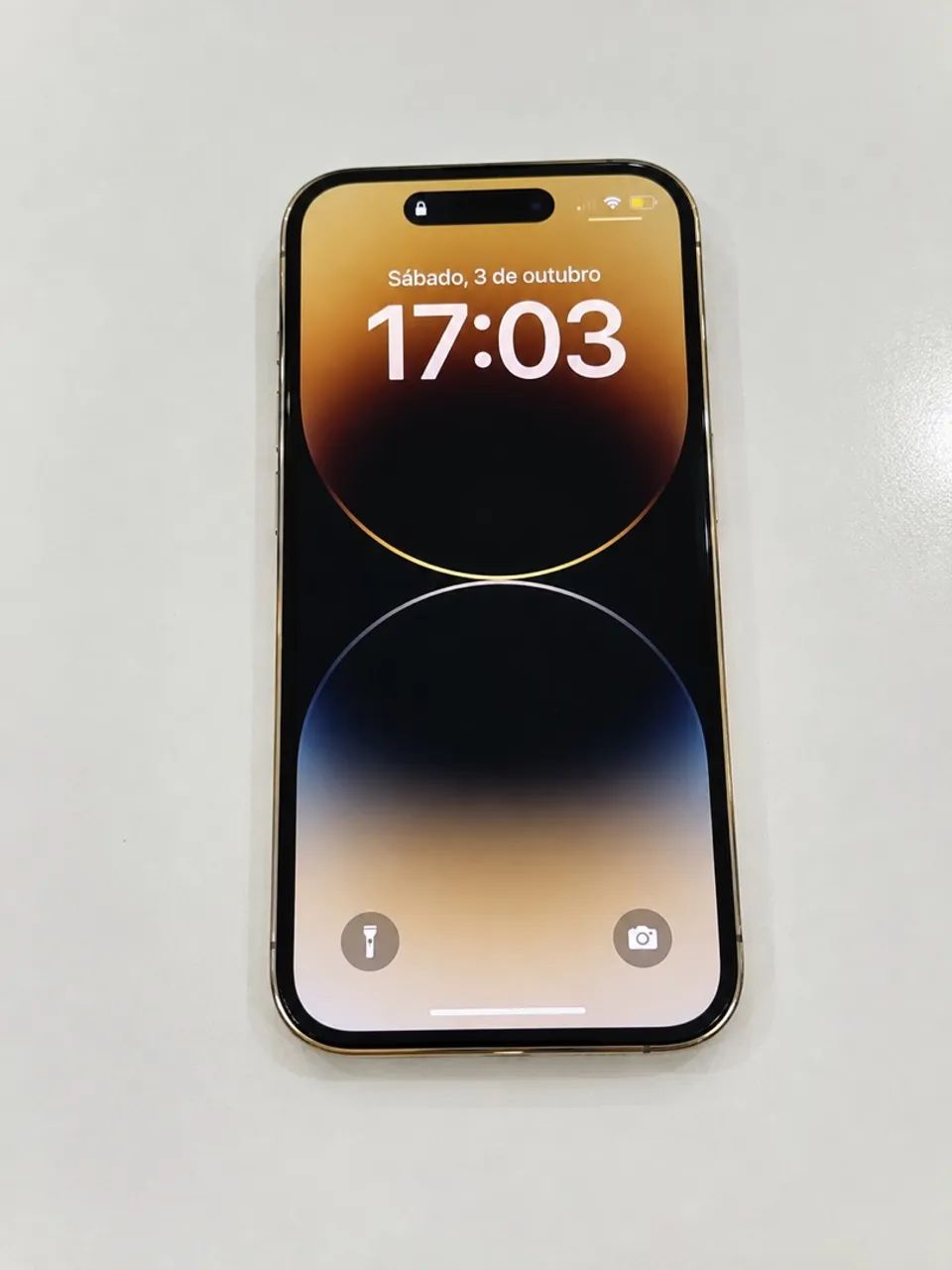 Venda ou troca - iPhone 14 Pro - dourado  - Foto 2