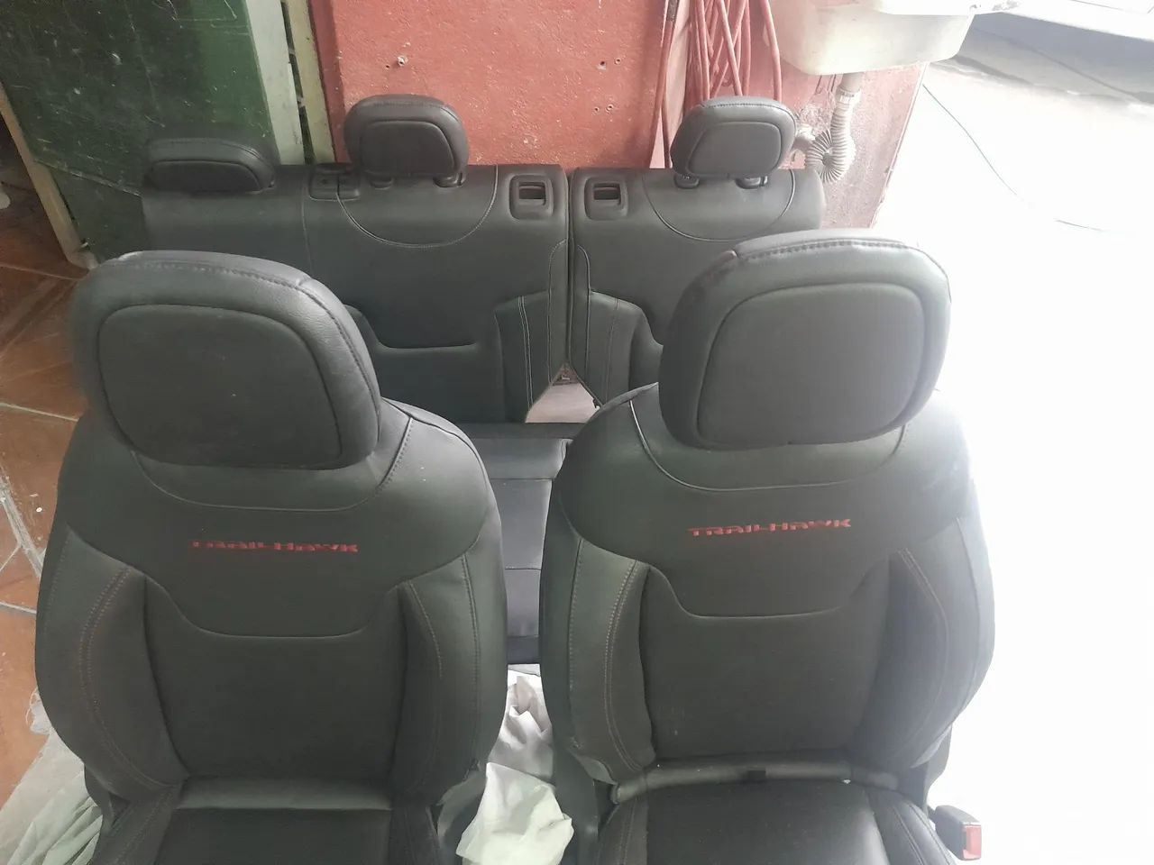 Banco couro jeep compass
