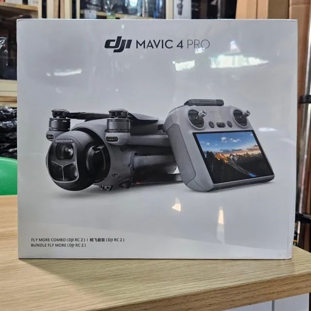 Drone Dji Mavic 4 Pro Combo Fly More Controle com Tela Lacrado com Nota