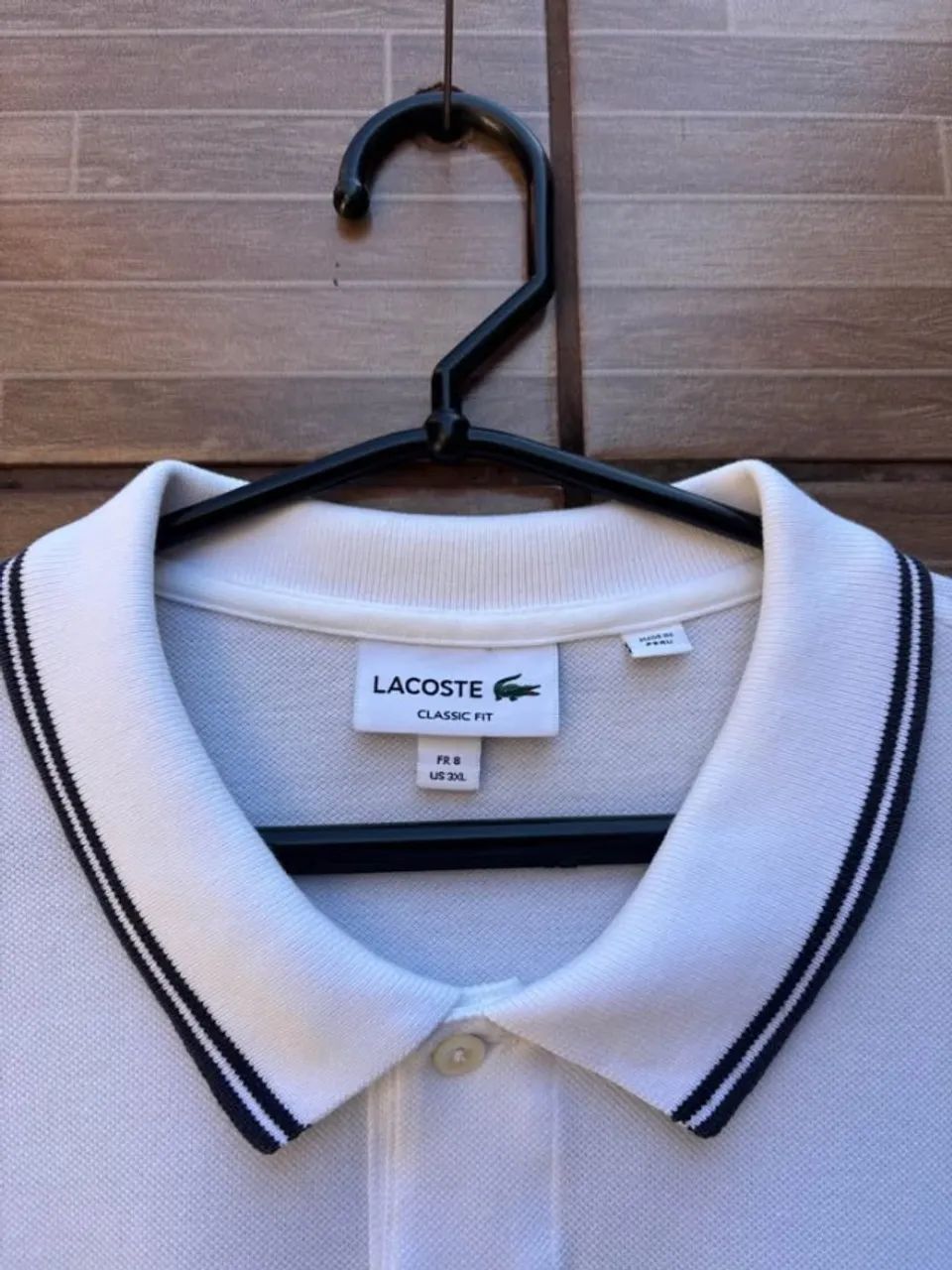 Polo Lacoste Branca T8 L12.12 - Foto 3