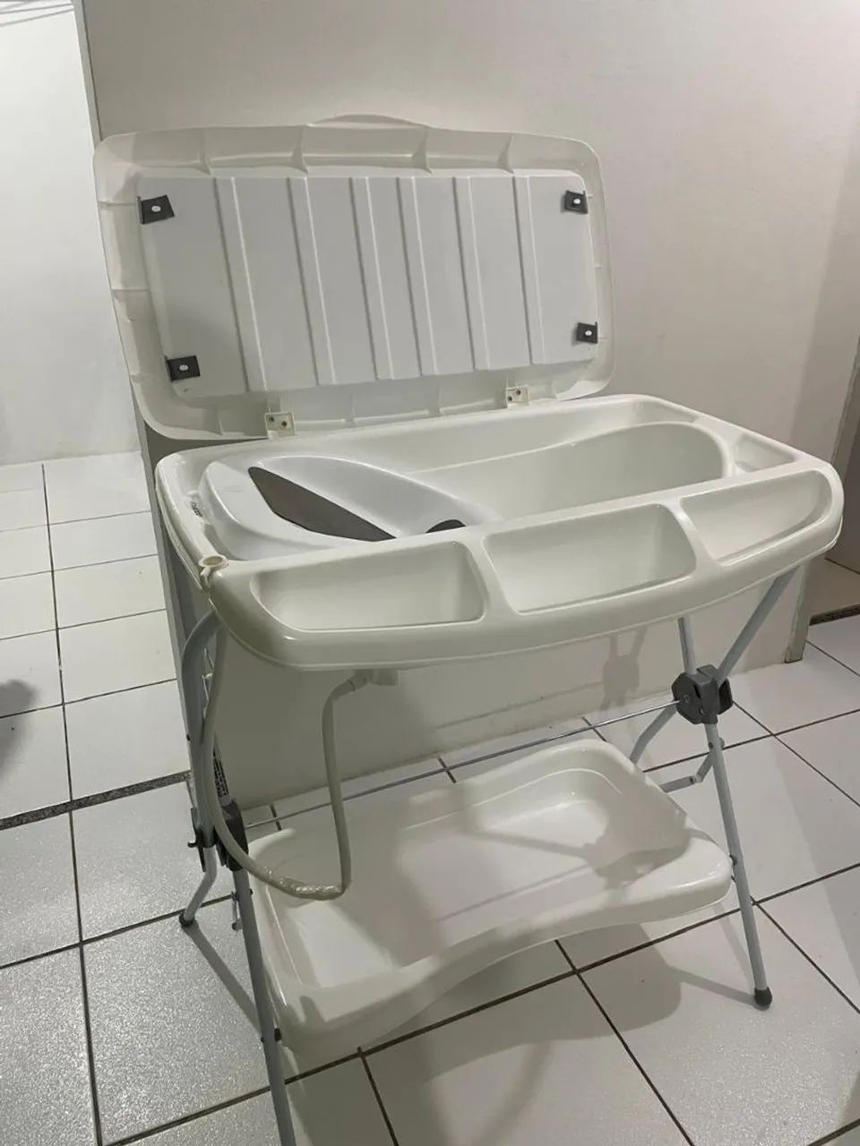 Banheira com trocador 