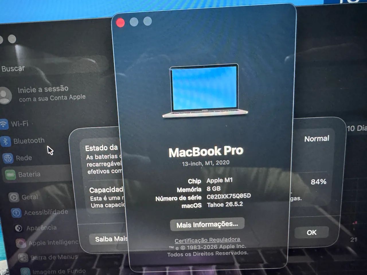 MacBook Pro M1 8gb 256gb ssd - Notebooks - Norte (Águas Claras