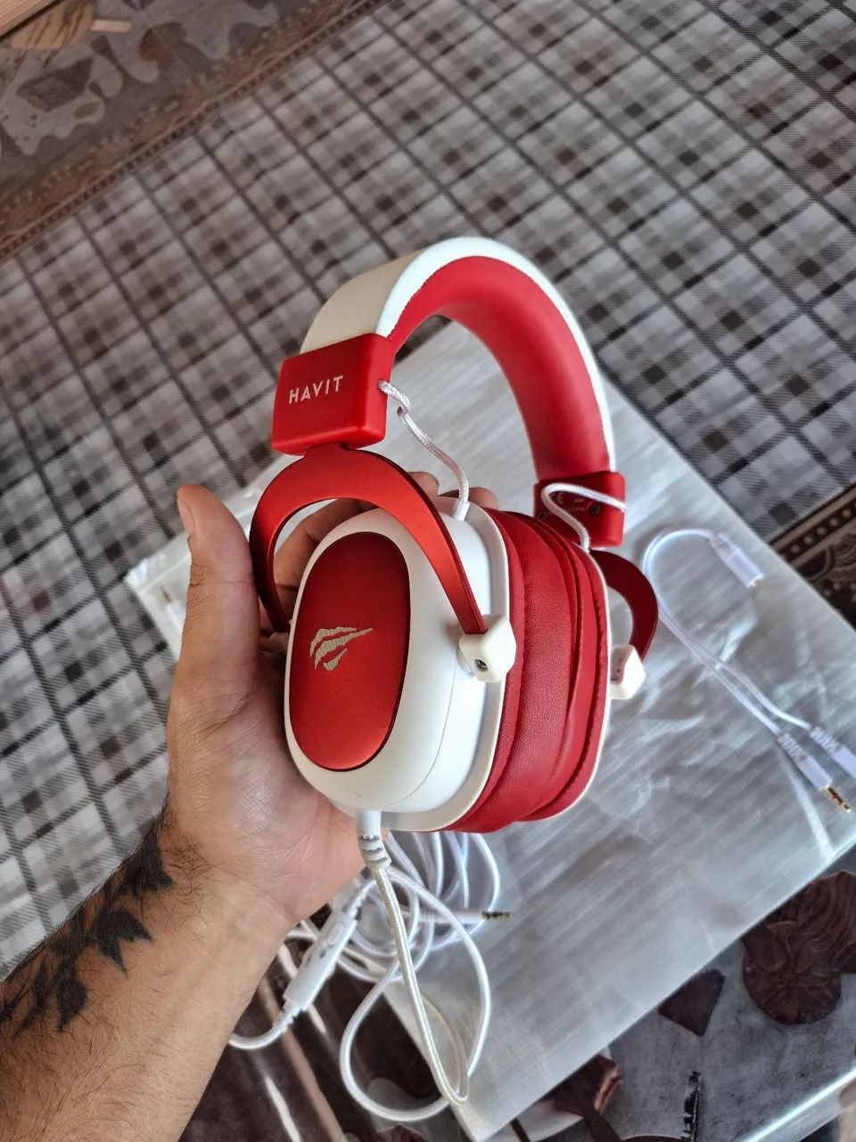 Headphone Havit H2002d Red Gamer c/ Microfone.