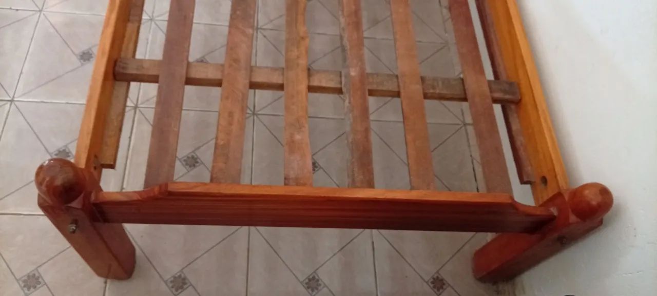 Cama solteiro de angelim  - Foto 4