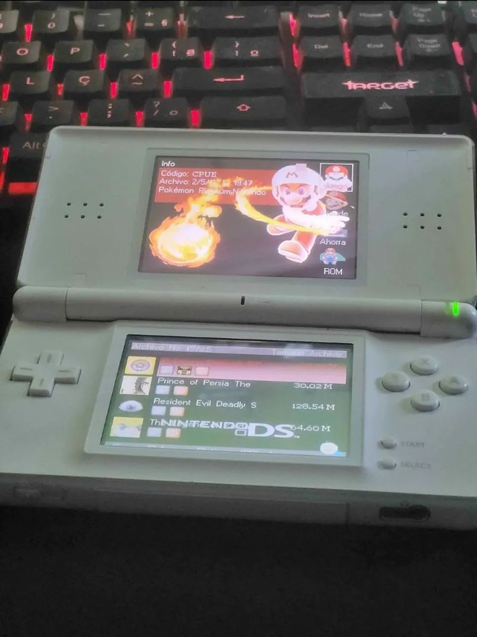 Nintendo ds lite Polar White + r4 - Foto 2