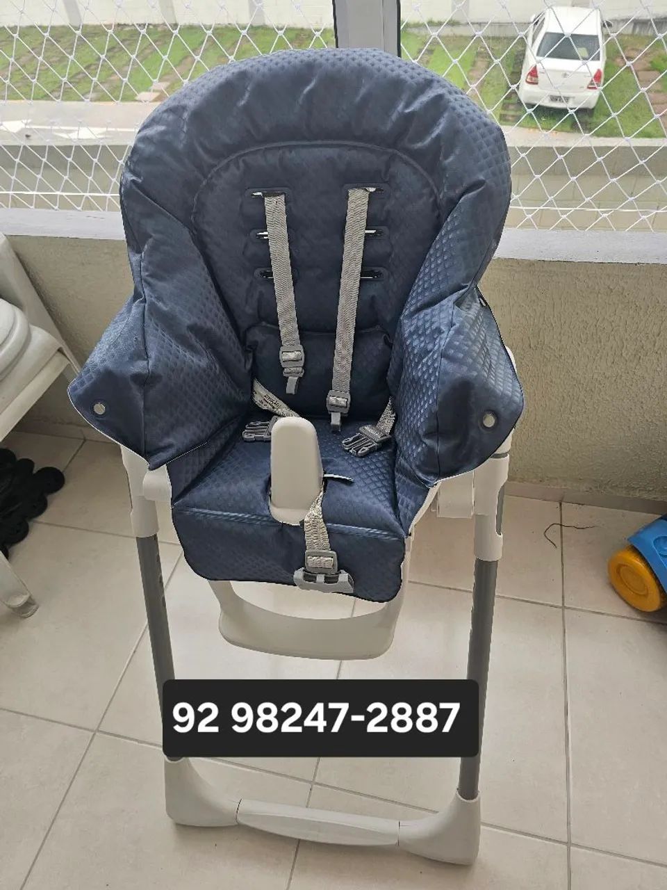 Cadeira de alimentação com tampo removivel que regular altura - Foto 3