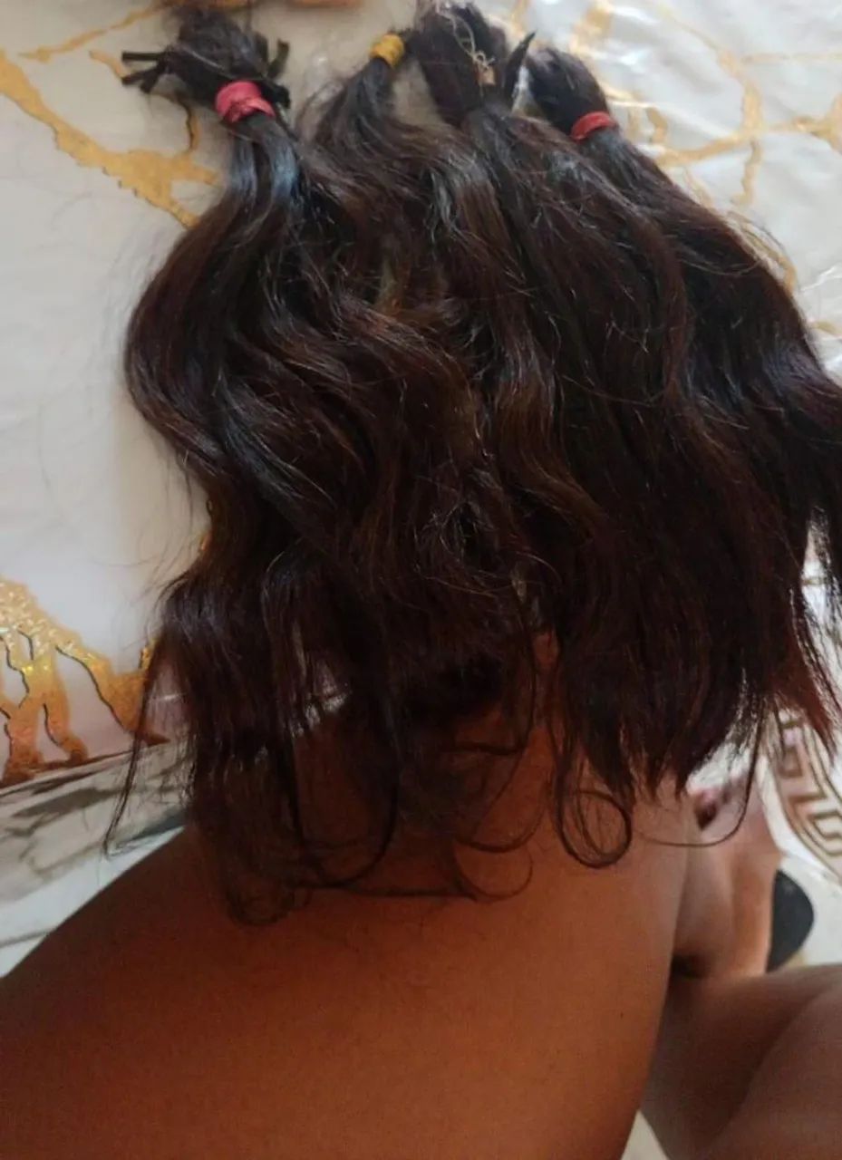Cabelo humano ondulado 60 cm 120,00